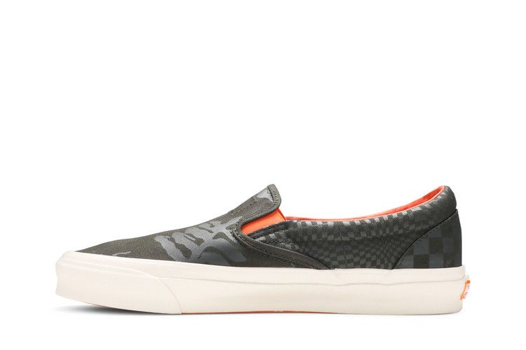 Кроссовки Porter-Yoshida & Co. x Vans OG Classic Slip-On LX 'Forest Night Floral Checkerboard'