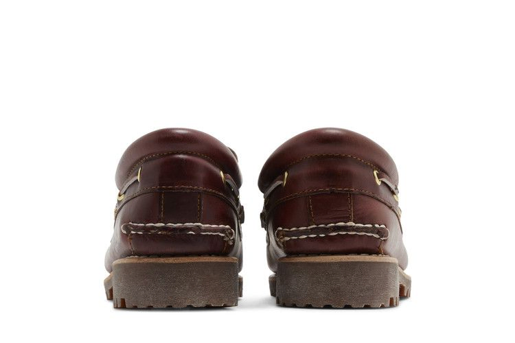 Кроссовки Timberland 3-Eye Lug Handsewn Boat 'Burgundy'