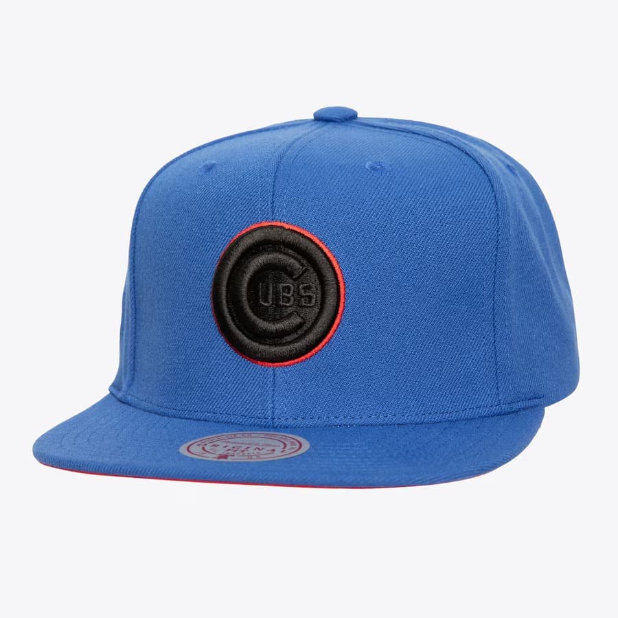 Бейсболка Mitchell & Ness Royal Chicago Cubs Logo Eclipse OG Snapback Hat