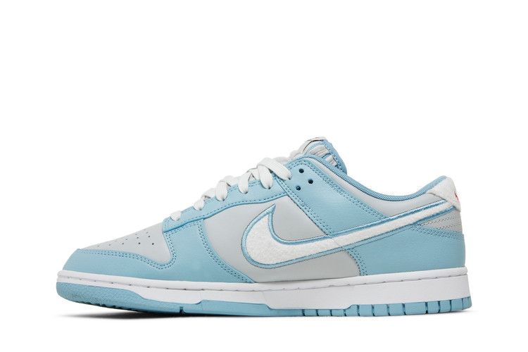 Кроссовки Nike Dunk Low 'Fleece Swoosh - Light Blue'