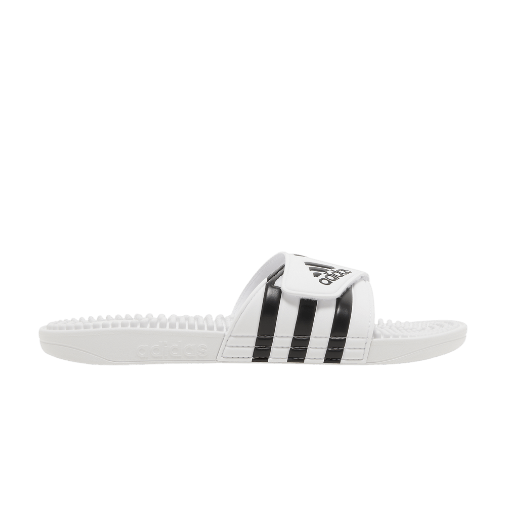 Adidas Adissage Slides 'White Black'