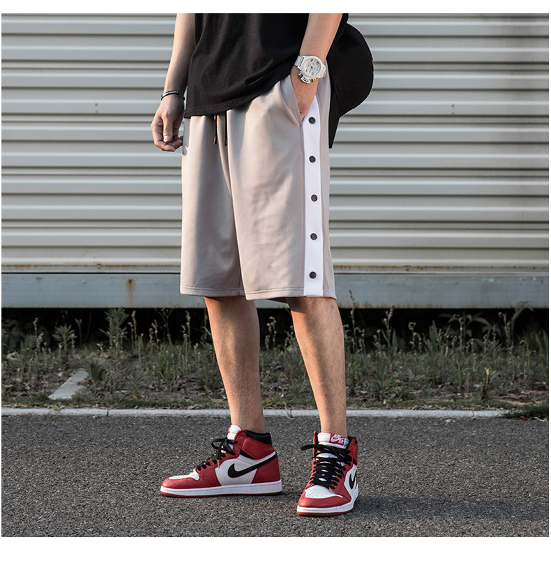 2020-William-Marchi-Basketball-Button-Shorts-Grey