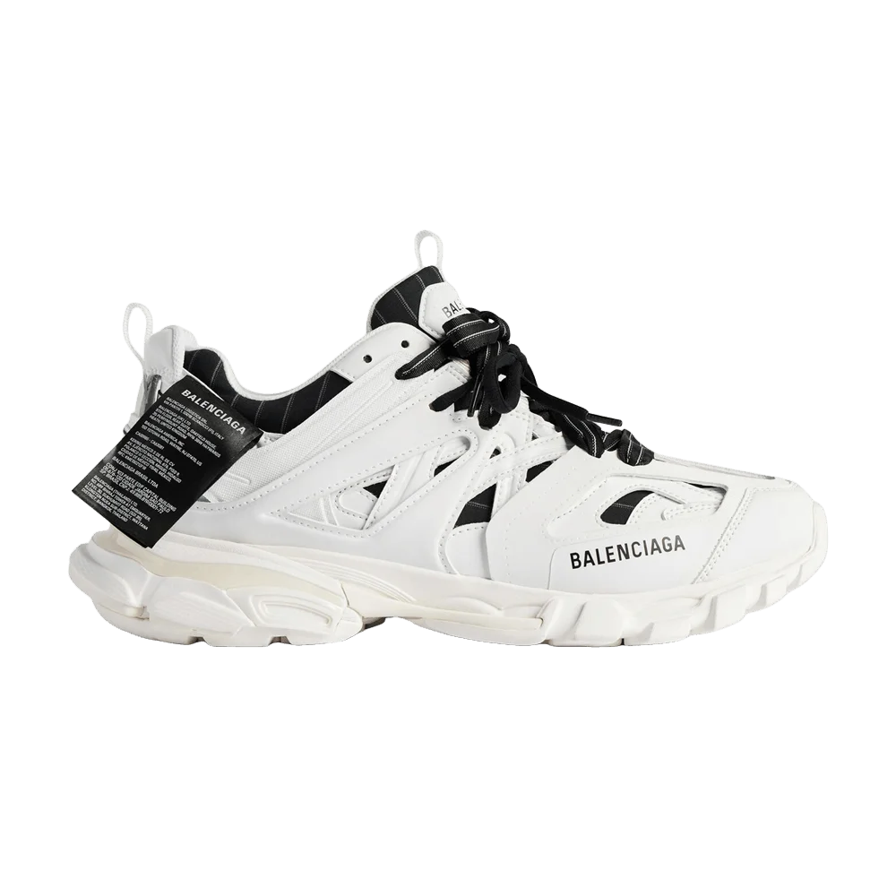 Кроссовки Balenciaga Track Shirt Sneaker 'White Black'