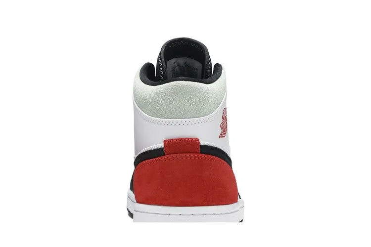 Кроссовки Air Jordan 1 Mid SE 'Red Black Toe'