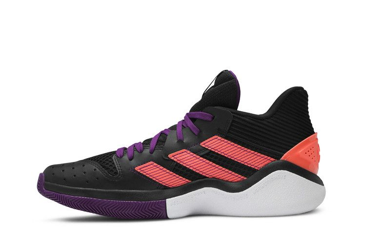 Кроссовки Adidas Harden Stepback 'Black Purple Coral'