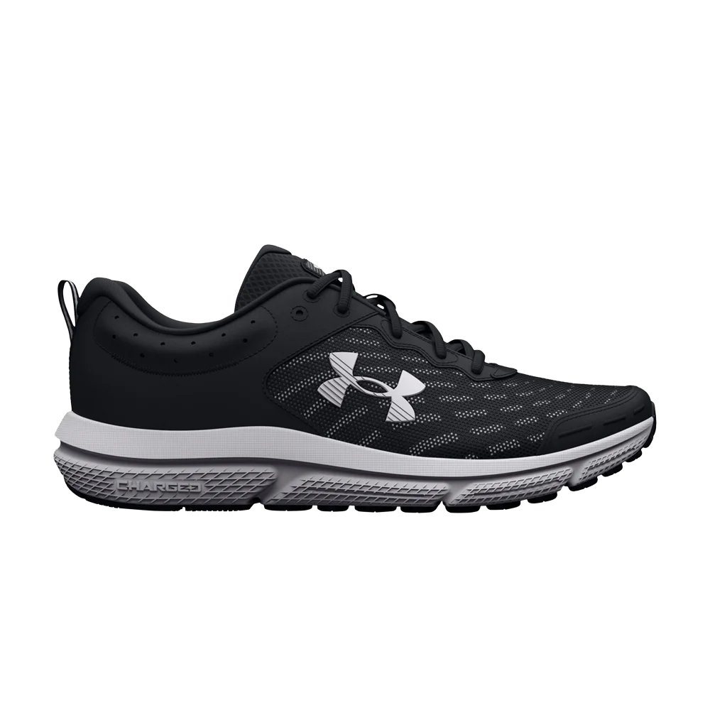 Кроссовки Under Armour Charged Assert 10 6E Wide 'Black White'