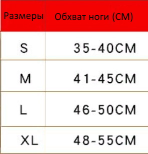 Nakolennik-Size