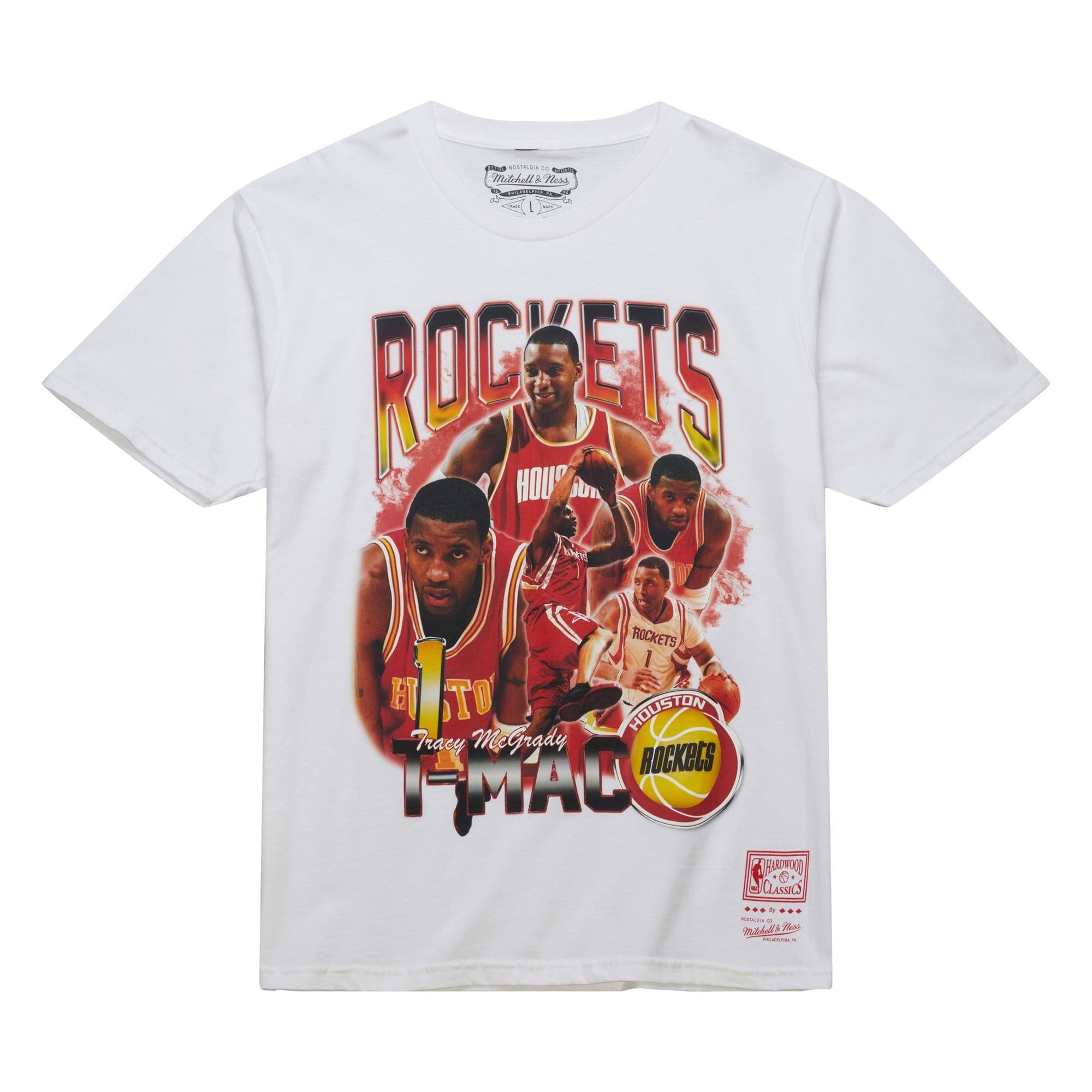 Футболка Mitchell & Ness Bling SS 2.0 HWC Houston Rockets Tracy Mcgrady T-Shirt