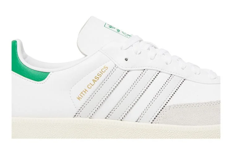 Кроссовки Kith x adidas Samba Spikeless Golf 'White Green'