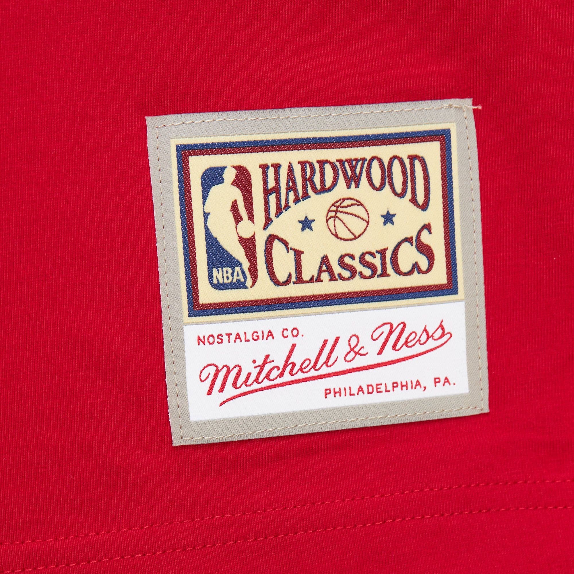 Футболка Mitchell & Ness Premium Vintage Logo Houston Rockets Hakeem Olajuwon T-Shirt