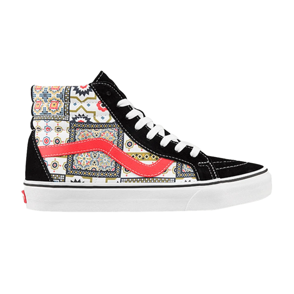 Vans Sk8-Hi Reissue 'Moroccan Tile Check - Orange'