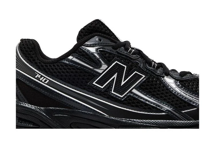 Кроссовки New Balance 740 Big Kid Wide 'Black Silver Metallic'