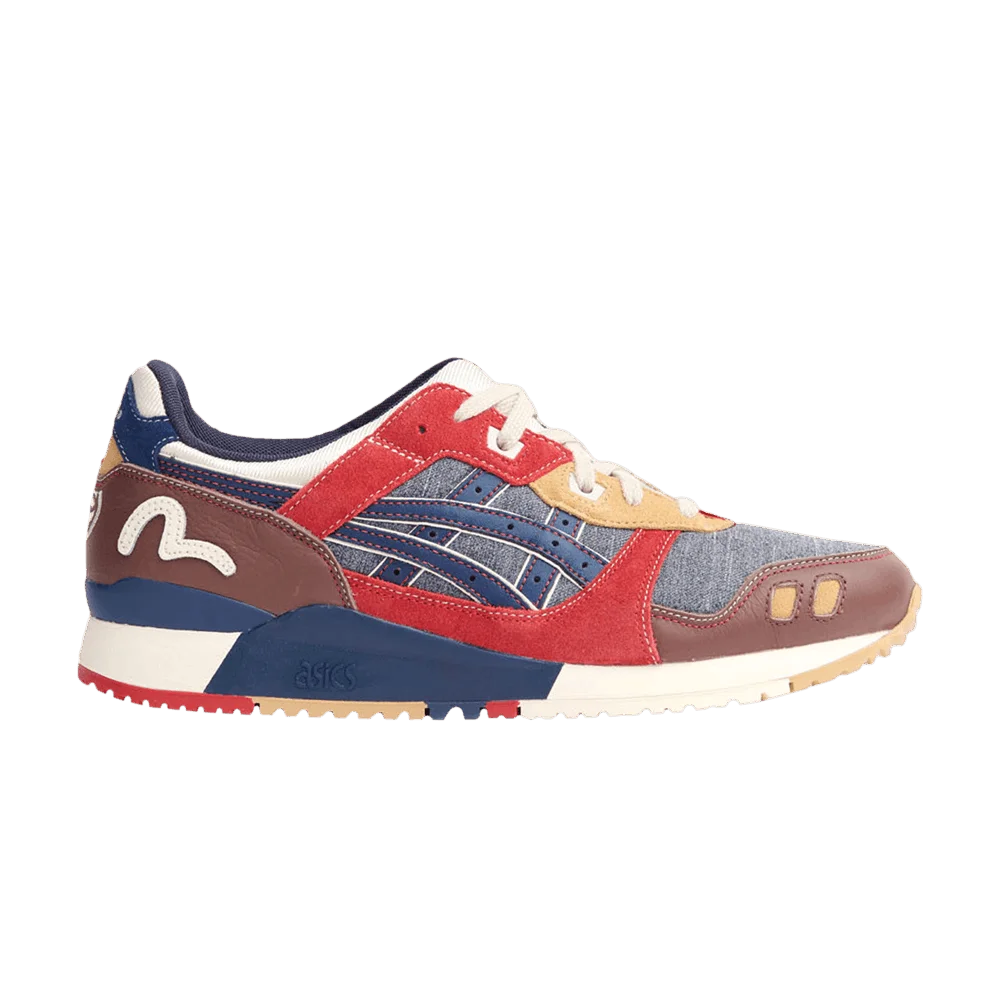 Кроссовки Evisu x ASICS Gel Lyte 3 'Indigo'