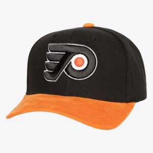 Mitchell-Ness-Black-Philadelphia-Flyers-Cord-Pro-Snapback-Hat-300x300