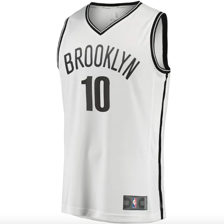 Баскетбольная джерси 2022-23 Brooklyn Nets #10 Ben Simmons Fast Break Association White Jersey