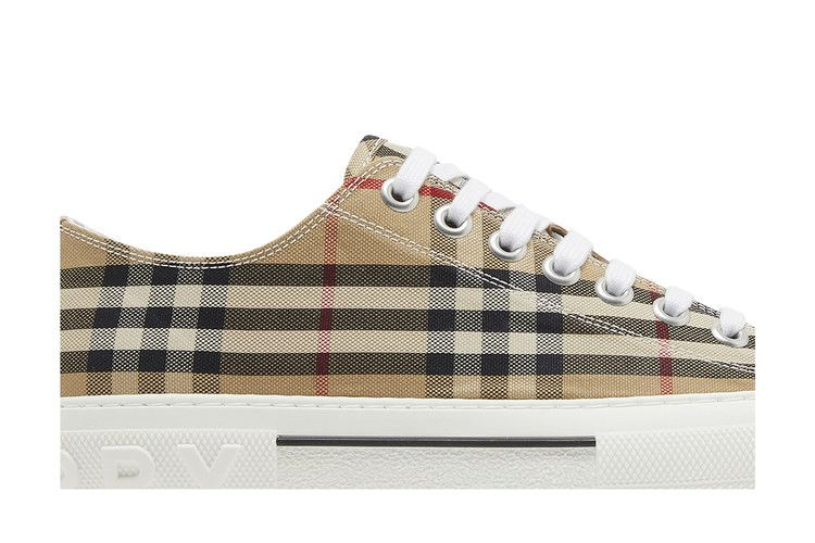Кроссовки Burberry Check Cotton Sneakers 'Archive Beige'