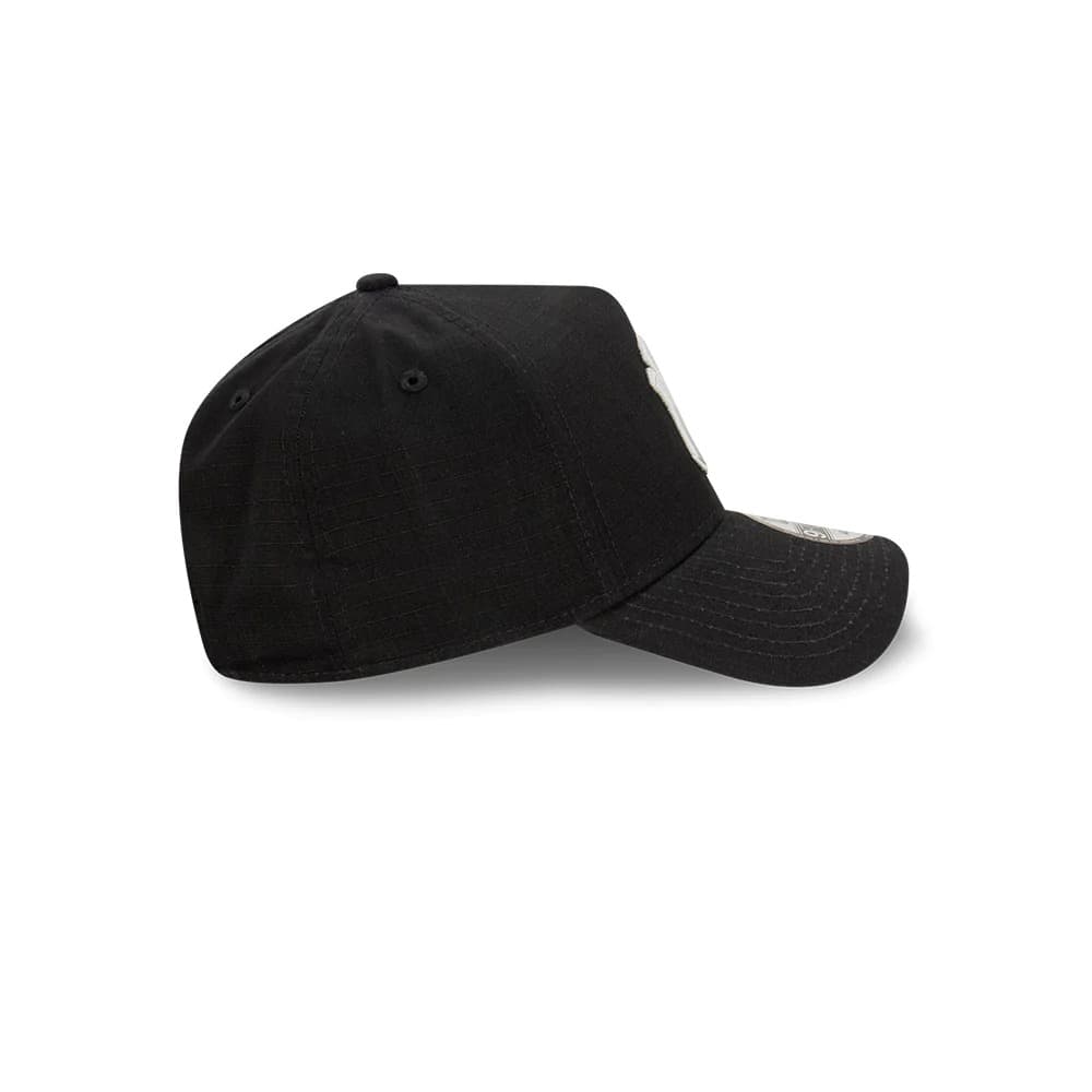 Бейсболка New Era New York Yankees Ripstop 9FORTY A-Frame MLB Snapback Black Hat