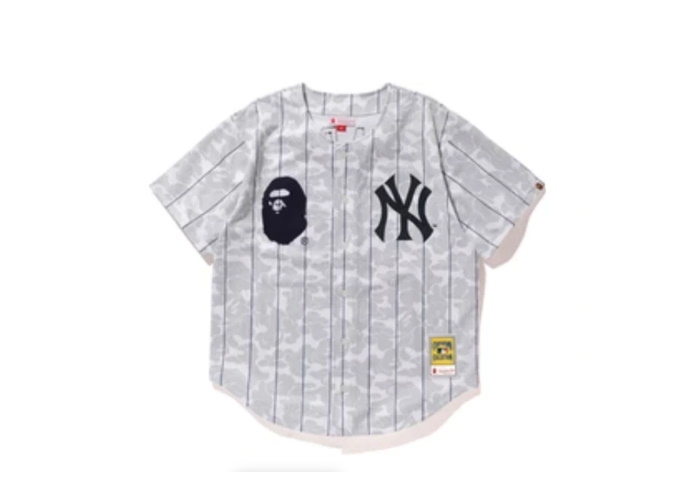 Баскетбольная джерси BAPE x Mitchell & Ness Yankees Jersey White