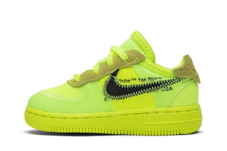 Кроссовки Nike Off-White x Air Force 1 Low TD 'Volt'