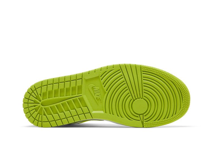 Кроссовки Wmns Air Jordan 1 Mid 'White Lime'