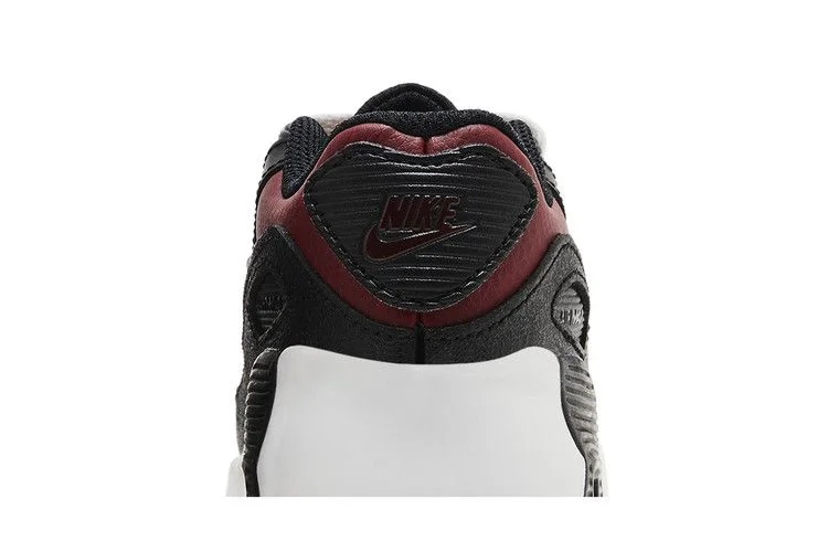 Кроссовки Nike Air Max 90 Leather TD 'Black Team Red'
