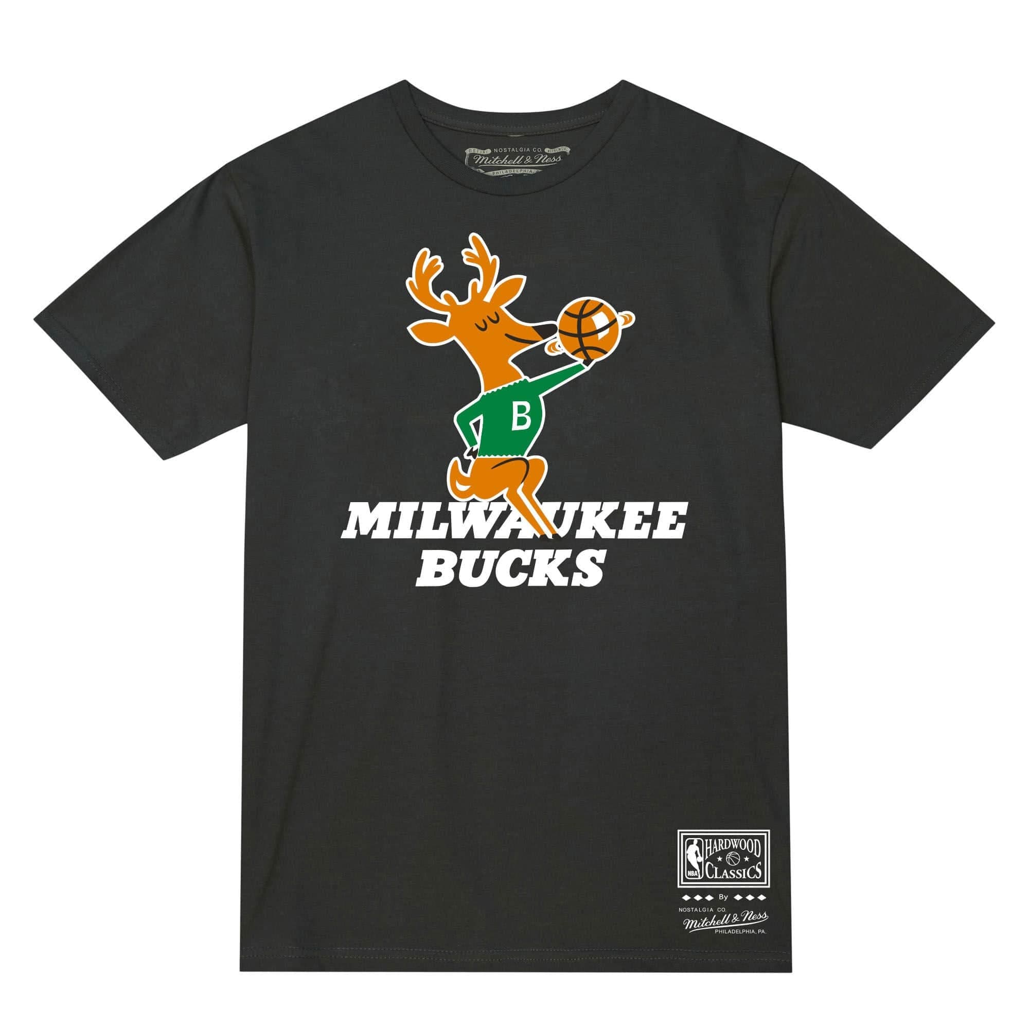 Футболка Mitchell & Ness MVP Black Tee Milwaukee Bucks