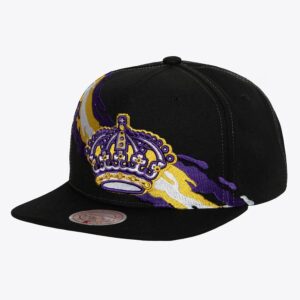 Black-Los-Angeles-Kings-Vintage-Paintbrush-Snapback-Hat-300x300