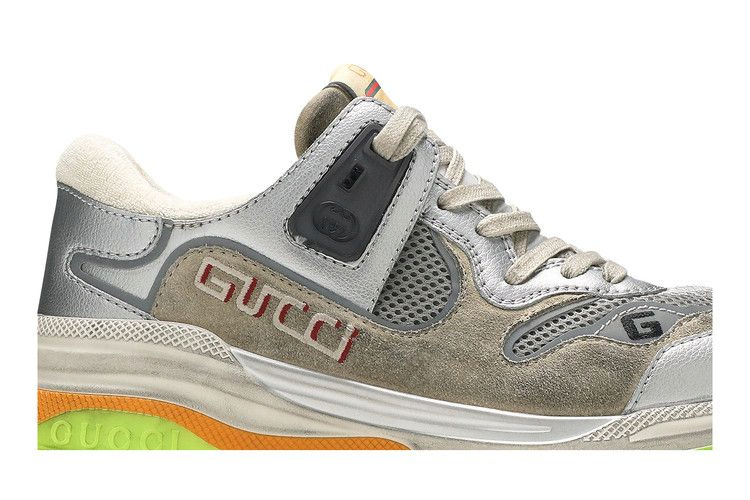 Кроссовки Gucci Ultrapace 'Silver Metallic'