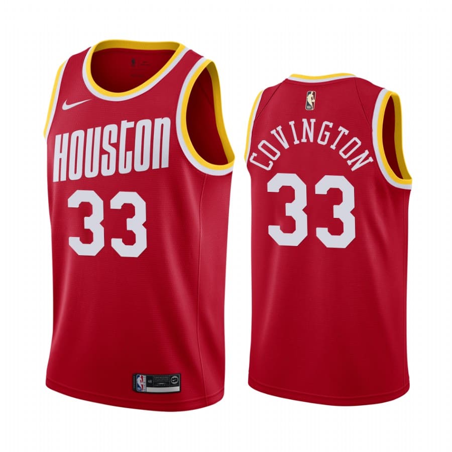 Баскетбольная джерси 2019-20 Houston Rockets #33 Robert Covington Classic Edition Red Swingman Jersey