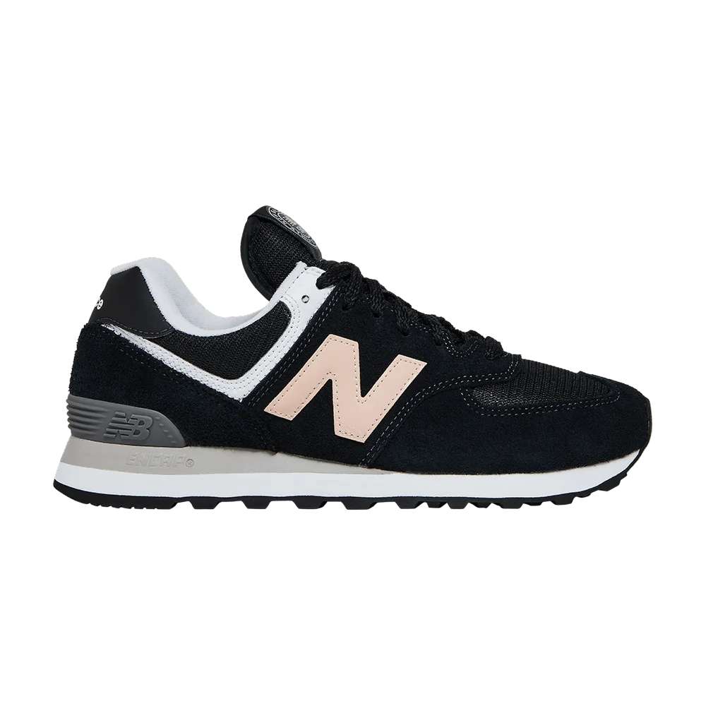 Krossovki-New-Balance-Wmns-574-Black-Oyster-Pink