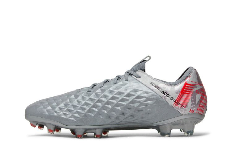 Кроссовки Nike Tiempo Legend 8 Elite FG 'Metallic Grey Crimson'