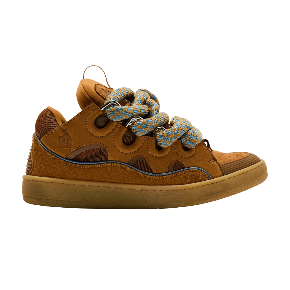 Кроссовки Lanvin Curb Sneakers 'Snake Laces - Camel'