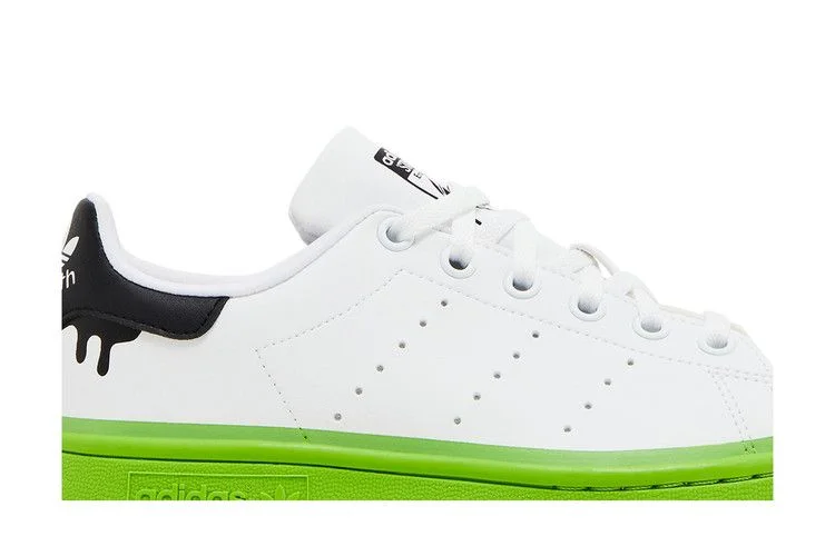Кроссовки Adidas Stan Smith Big Kid 'Paint Drip - White Solid Green'