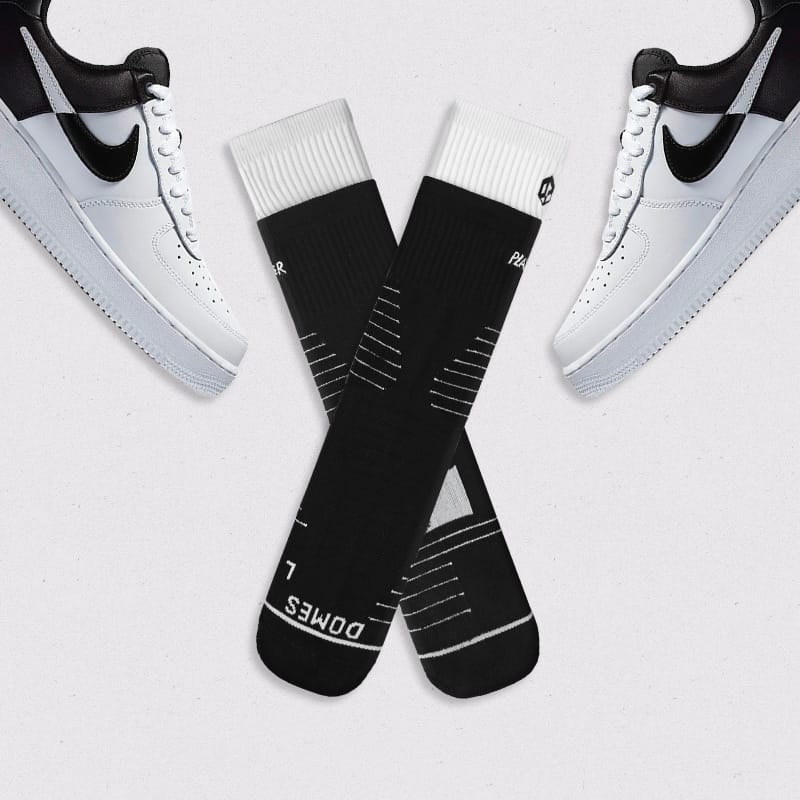 Спортивные носки Ehot Double Black-White Crew Socks