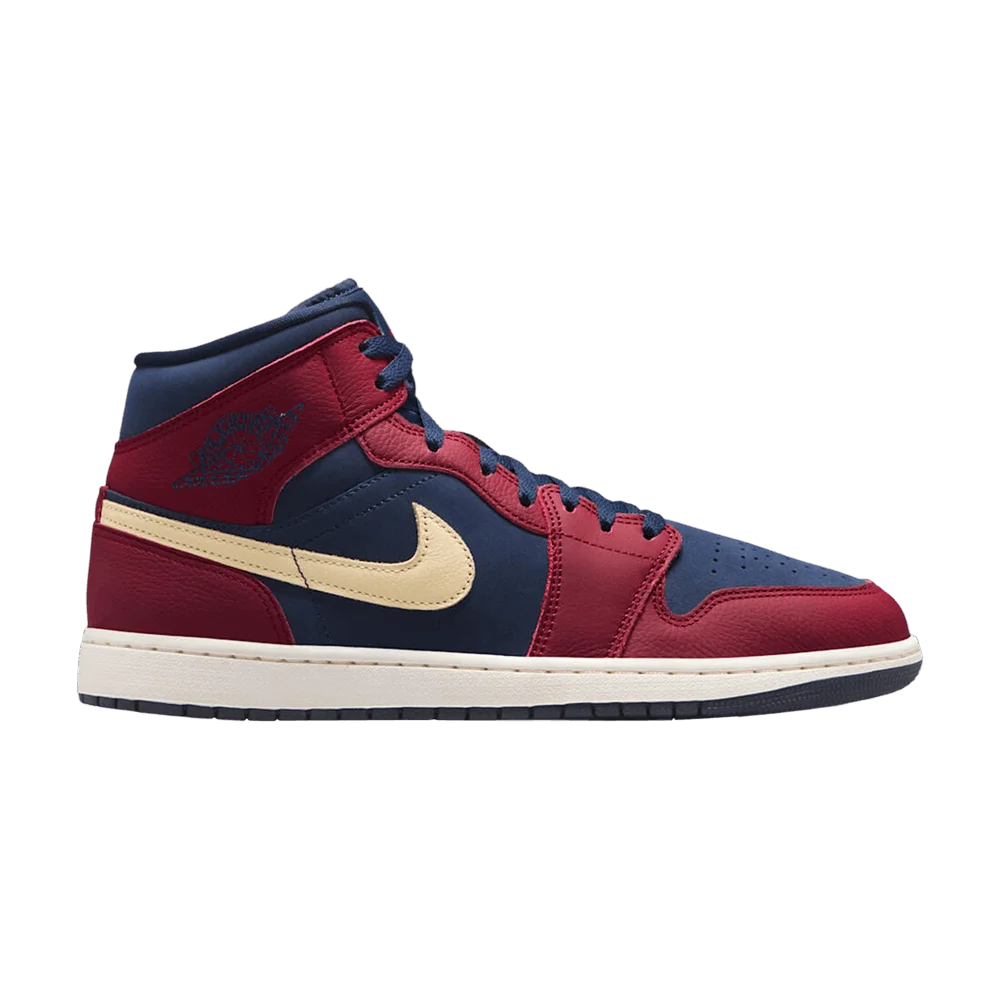 Krossovki-Air-Jordan-1-Mid-SE-Team-Red-Obsidian