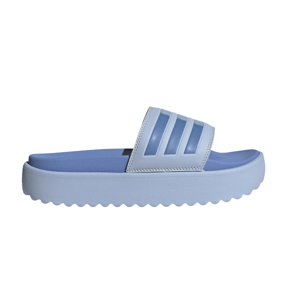 Adidas Wmns Adilette Platform Slide 'Blue Dawn'