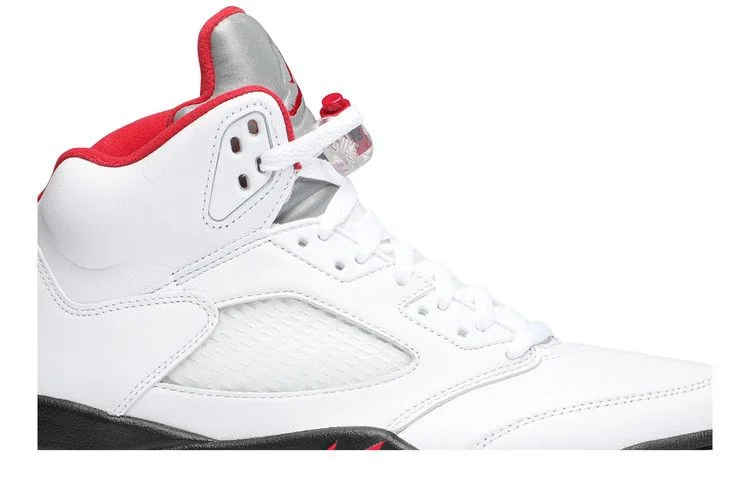 Кроссовки Air Jordan 5 Retro 'White Fire Red' 2020