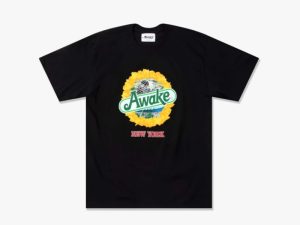 Awake-Strawberry-Kiwi-T-shirt-Black-300x225