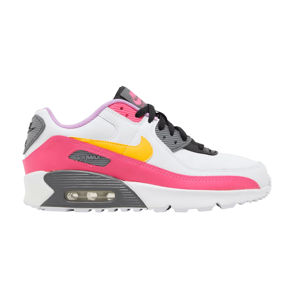 Krossovki-Nike-Air-Max-90-GS-White-Hyper-Pink-Orange