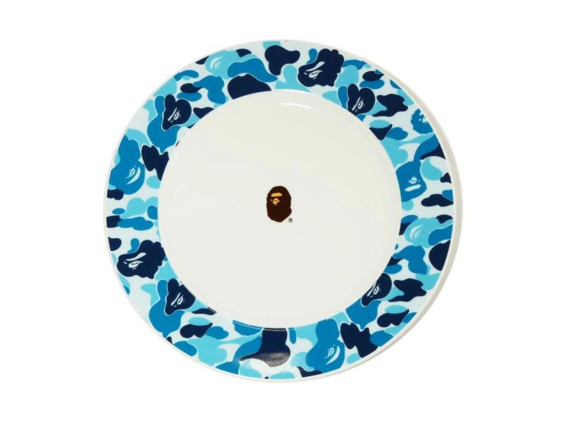 Тарелка BAPE ABC Camo Dishes Blue