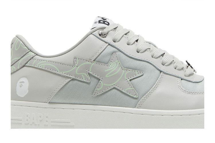 Кроссовки Bapesta 'Text Code Camo - Grey'