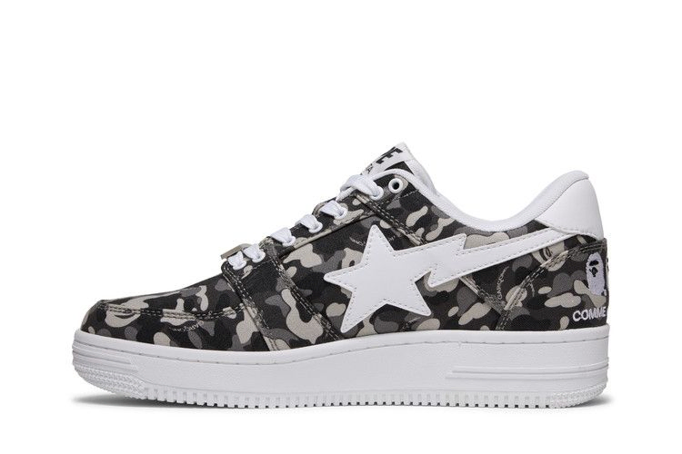 Кроссовки Comme des Garçons x Bapesta Low 'White Camo'