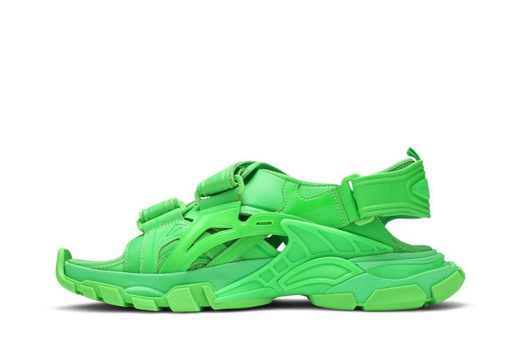 Сандалии Balenciaga Track Sandal 'Fluo Green'