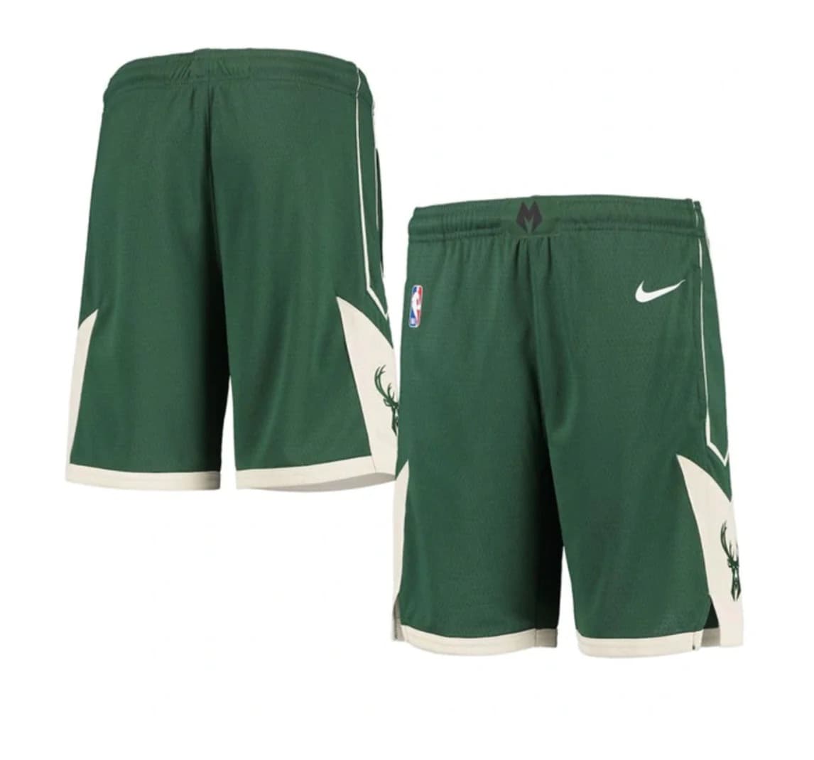 Спортивные шорты Nike Milwaukee Bucks 2024 Icon Edition Swingman Youth NBA Shorts