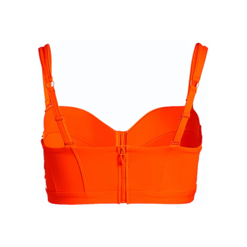 Спортивный купальник adidas Ivy Park Corset Bikini Top (Plus Size) Solar Orange