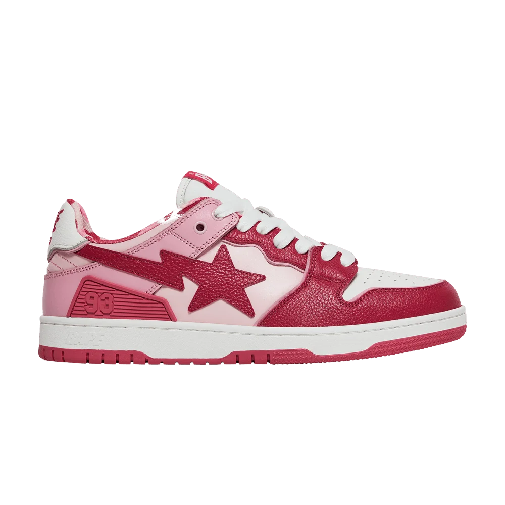 Krossovki-BAPE-Sk8-Sta-2-ABC-Camo-Red