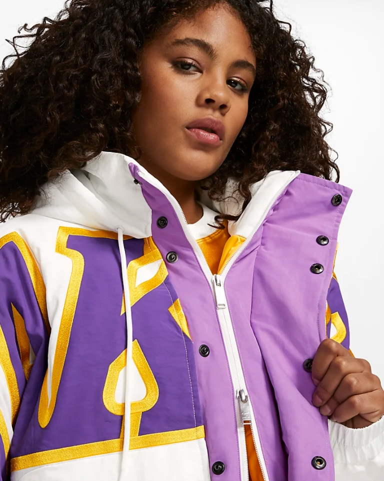 Куртка с капюшоном Nike x Ambush NBA Collection Lakers Jacket White/Purple/Gold
