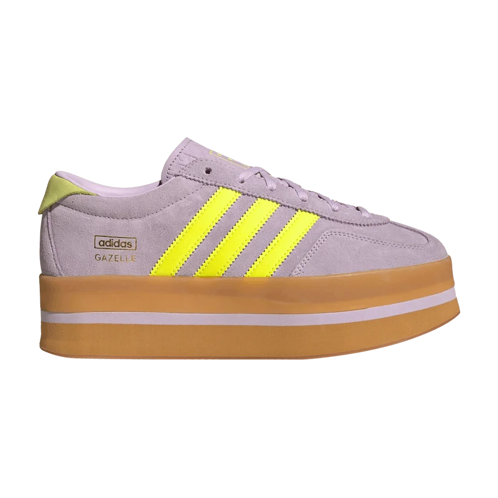 Кроссовки adidas Wmns Gazelle Stack 'Ice Lavender Solar Yellow'