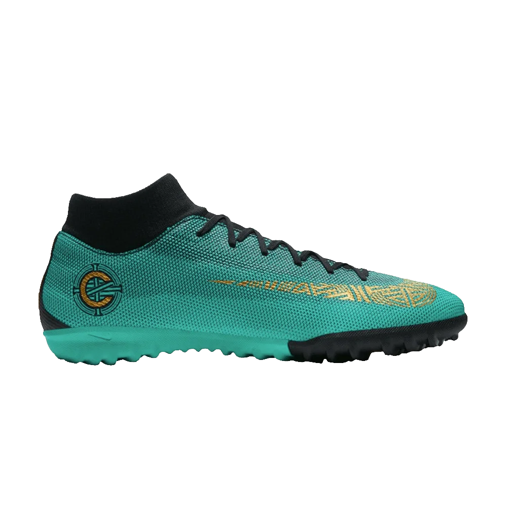 Krossovki-Nike-Mercurial-Superfly-6-Academy-CR7-TF-Clear-Jade