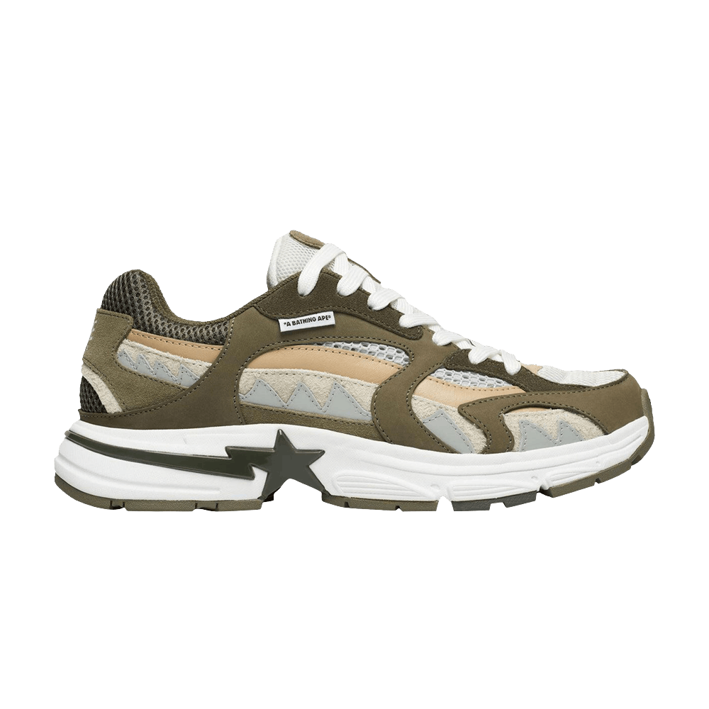 Кроссовки BAPE Shark Sta #2 M2 'Olive Drab'